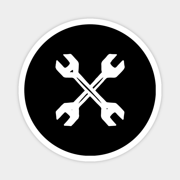 Wrench Icon Magnet by tommartinart